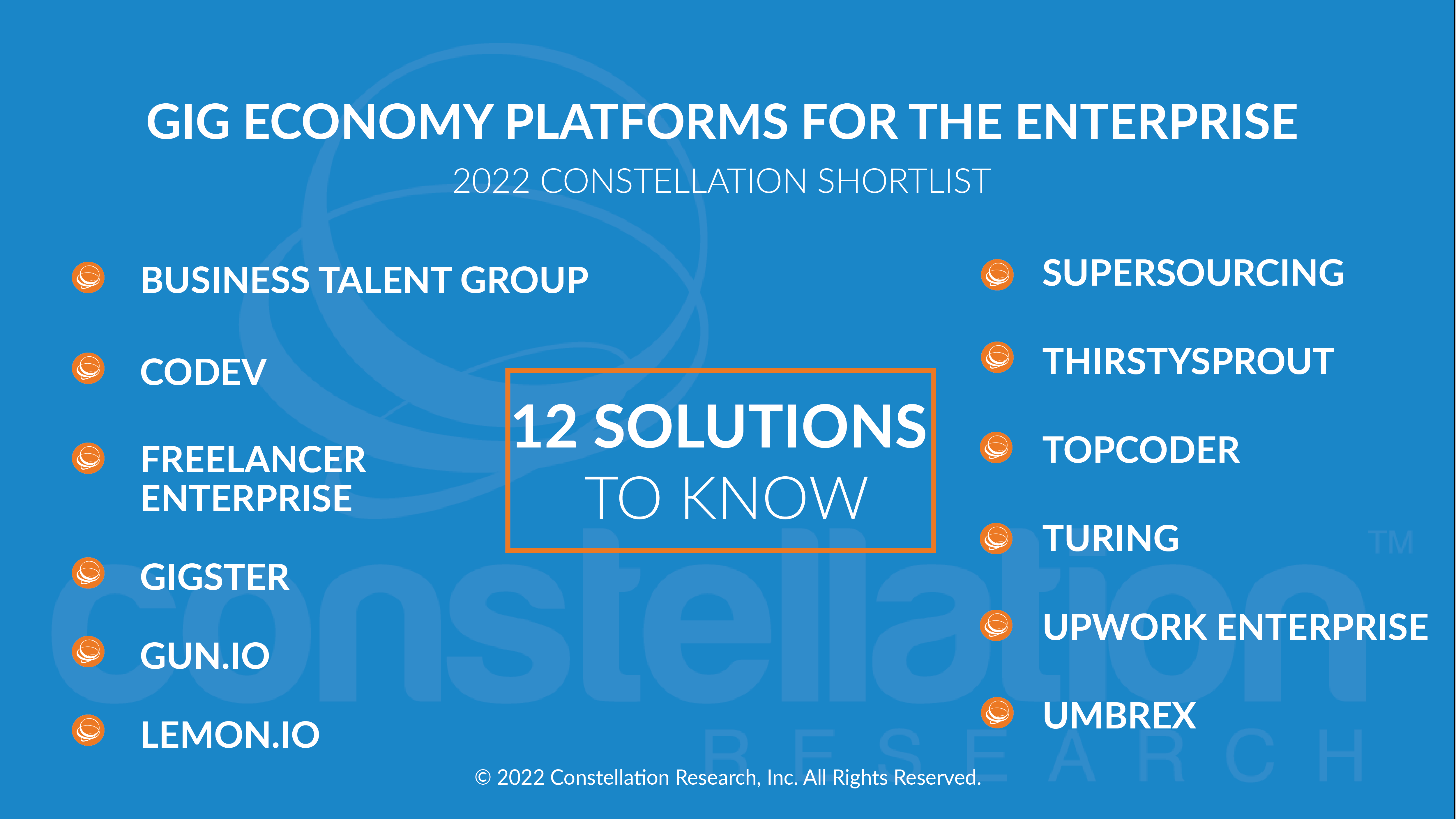 Constellation ShortList™ Gig Economy Platforms For The Enterprise